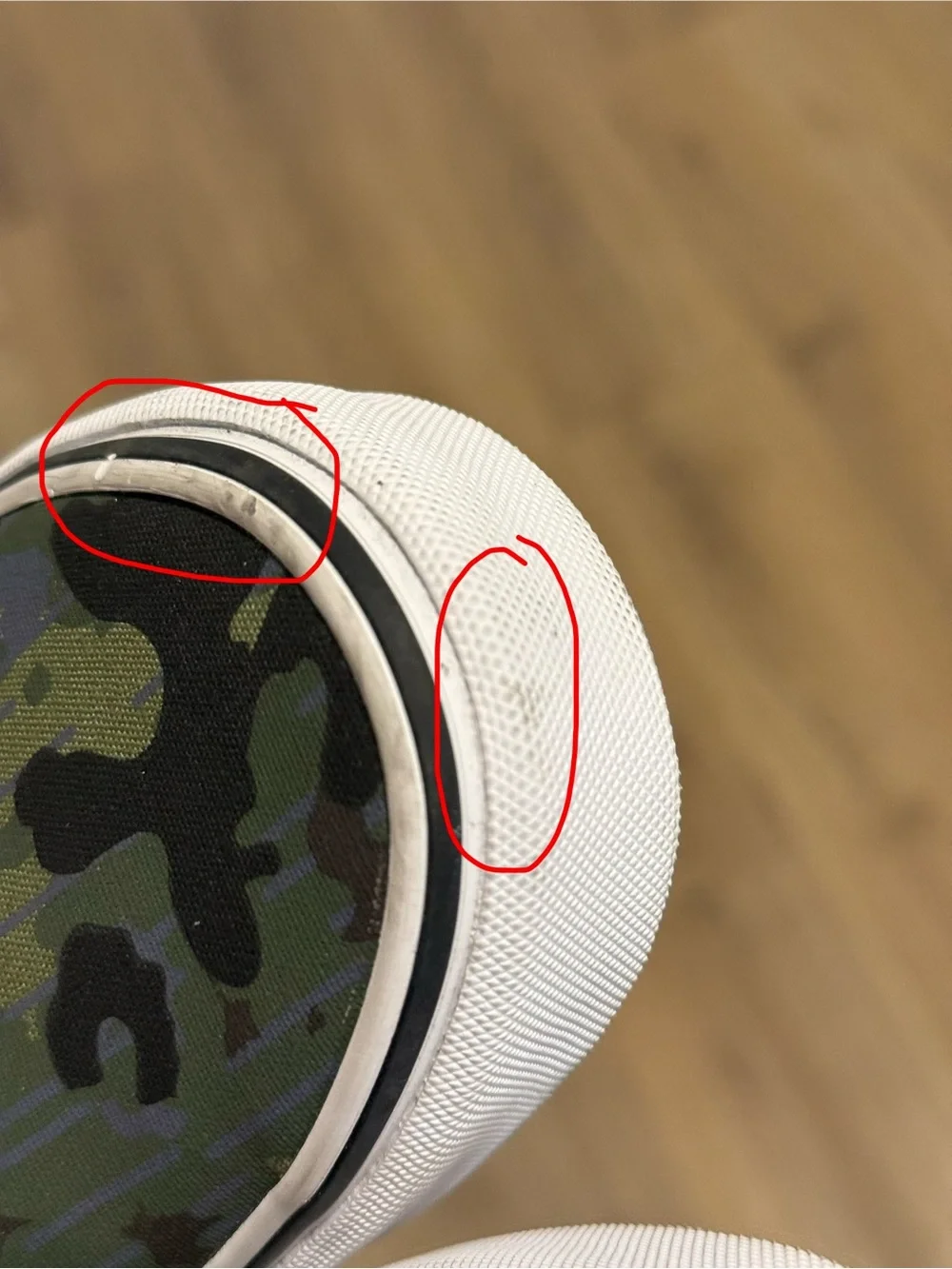 Vans Authentic Camo Canvas Sneakers